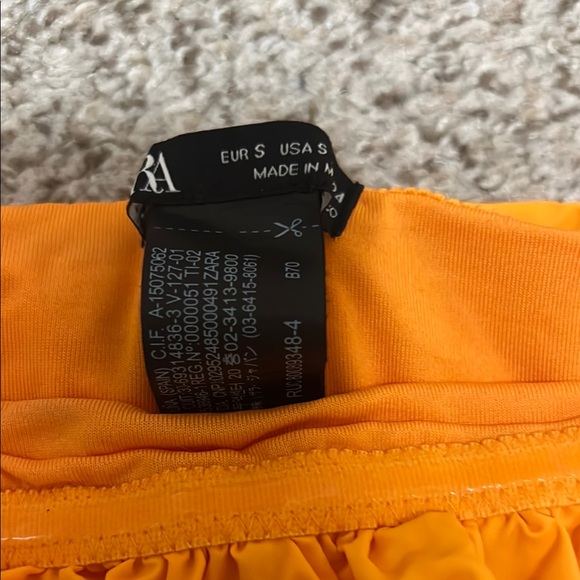 Zara Vibrant Orange Swimwear - Picture 2 of 2